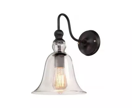 Бра Glass Bell (черный, серый)