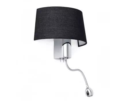 Бра Hotel с ридером (черное)