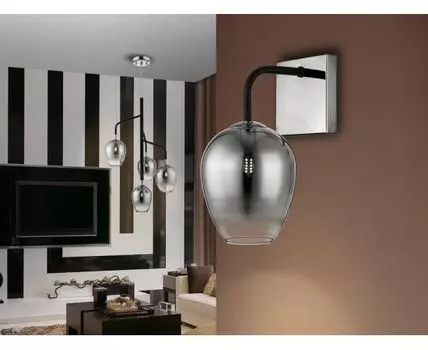 Бра Izar 1L черный/хром