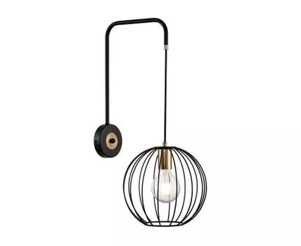 Бра Эскадия 10176/1A (55, 23, Черный, 23)