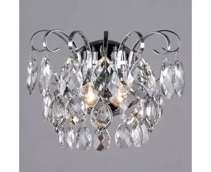 Бра классическое с хрусталем 10081/2 хром