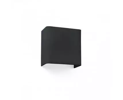 Бра квадратное Cotton черное