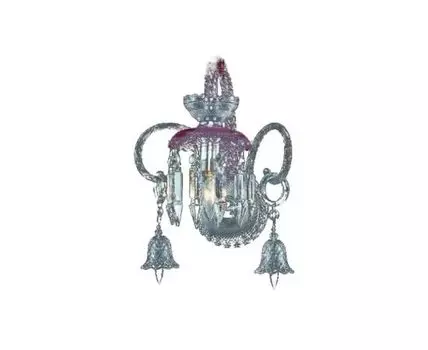 Бра MB1102747-1A chrome (прозрачный, фиолетовый, хром, 24)