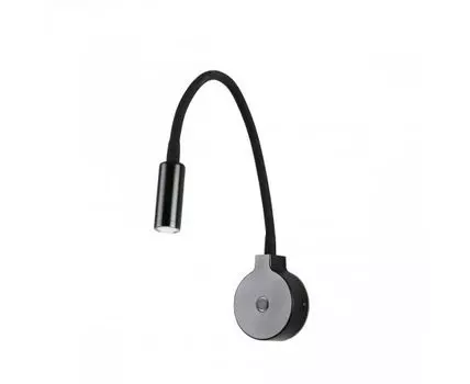 Бра Pixie черное регулируемое