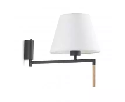 Бра Ron темно-серый / белый