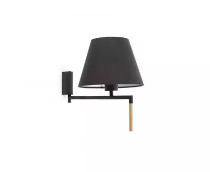 Бра Ron темно-серый / черный