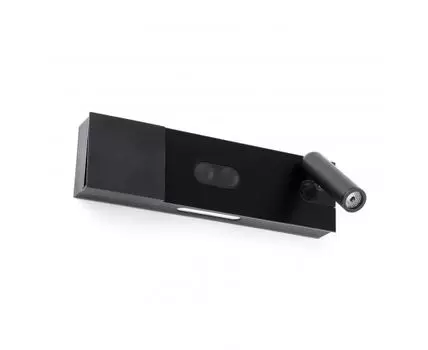 Бра с ридером Magos черный