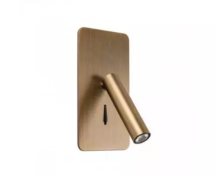 Бра с ридером Suau бронзовое