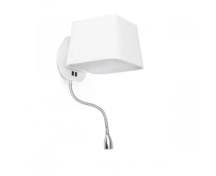 Бра с ридером Sweet белое