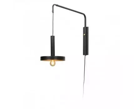 Бра Whizz черное/атласное золото