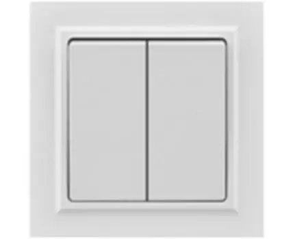 BRITE Выключатель 2-кл. 10А ВС10-2-0-БрБ белый IEK