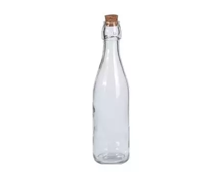 Бутылка с крышкой Glass&Cork (прозрачный)