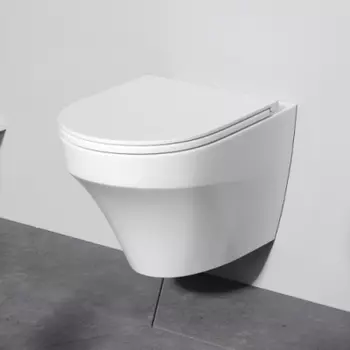 C501700WH Унитаз подвесной безободковый FlashClean, без сиденья