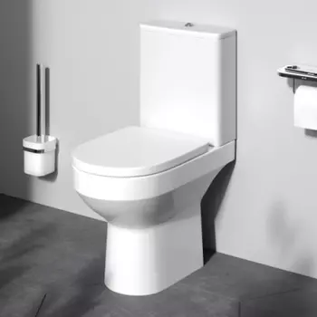 C708600WH Напольный унитаз-компакт безободковый FlashClean, без сиденья