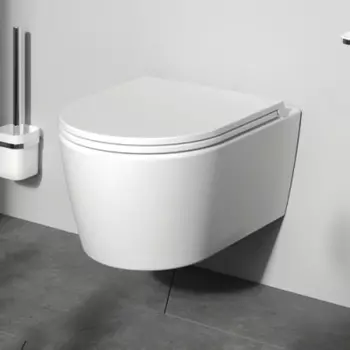 C8F1700MWSC Унитаз подвесной FlashClean с сиденьем микролифт, матовый