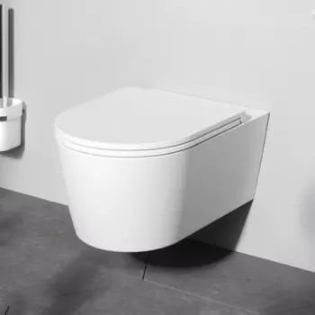 C8F1701MWSC Унитаз подвесной FlashClean с сиденьем микролифт, матовый