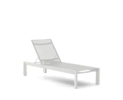 Canutells Алюминиевый шезлонг с белой отделкой