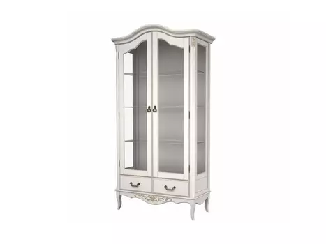 Cервант стеклянный с зеркалом Прованс