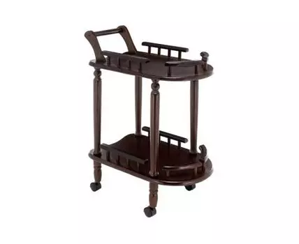 Cервировочный стол Trolly oak (белый, золотистый, 28)