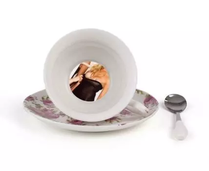 Чайная пара Guiltless (белый, золотистый, розовый, 10)