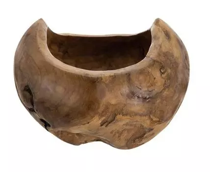 Чаша из тикового дерева (Коричневый, 30)