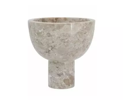 Чаша на ножке из мрамора