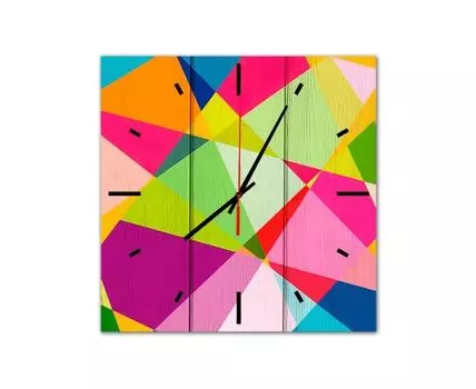 Часы Цветной циферблат