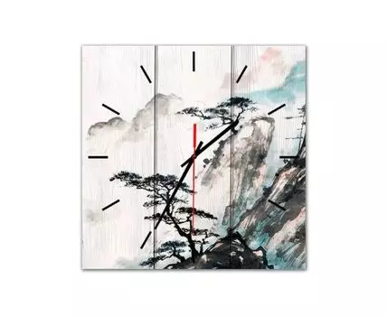 Часы Китайский пейзаж