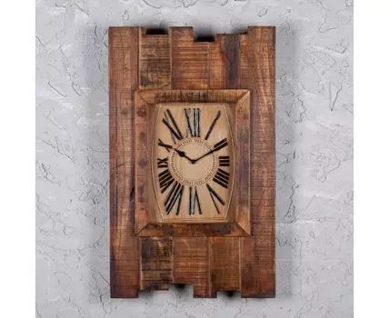 Часы настенные (66, коричневый, натуральный, 40)