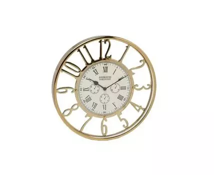 Часы настенные (золотистый, 40)