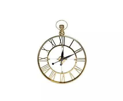 Часы настенные (золотистый, 50)