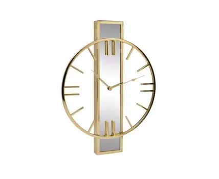 Часы с зеркальной планкой (золотистый, 46)