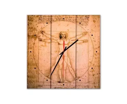 Часы Витрувианский человек