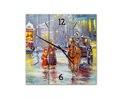 Часы Зимний вечер