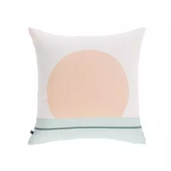 Чехол для подушки Glendale с розовым кругом 45 x 45 см