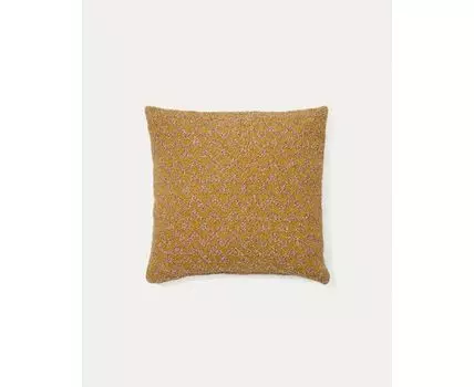 Чехол для подушки Magi горчичный жаккардовый 45 x 45