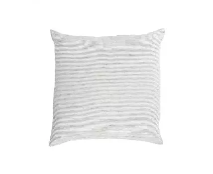 Чехол для подушки Marena из 100% льна с черными полосами 45 x 45 см