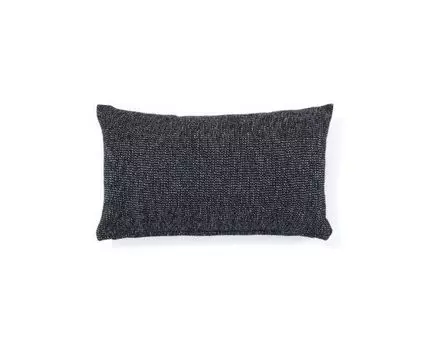 Чехол для подушки Tapla черный хлопковый 30 x 50 см