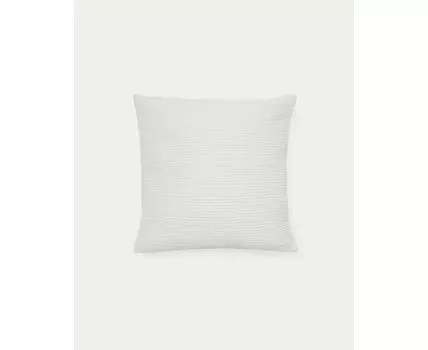 Чехол на подушку Minec бежевый 100% лен 45 x 45 см