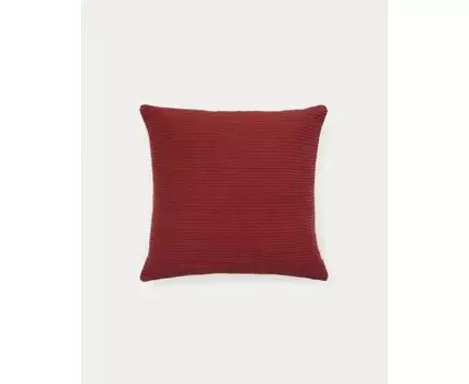 Чехол на подушку Minec терракотовый 100% лен 45 x 45 см