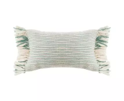 Чехол на подушку мятного цвета Clouds