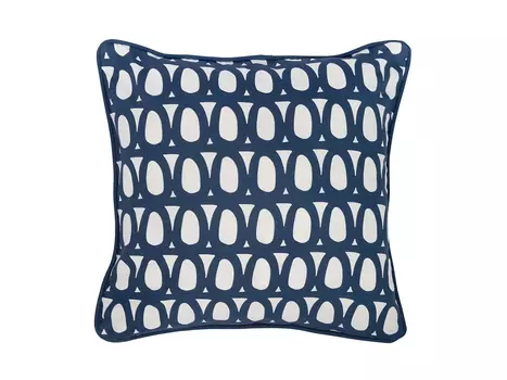 Чехол на подушку с принтом Twirl темно-синего цвета Cuts&Pieces
