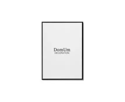 Черная рамка из алюминия ROUNDED 9 - 21x30 см (Черный, 30)