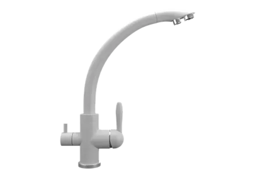 Cмеситель для кухни ULGRAN Quartz UQ-017-04, платина