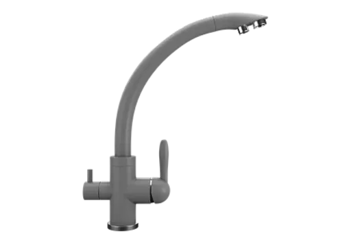 Cмеситель для кухни ULGRAN Quartz UQ-017-09, асфальт