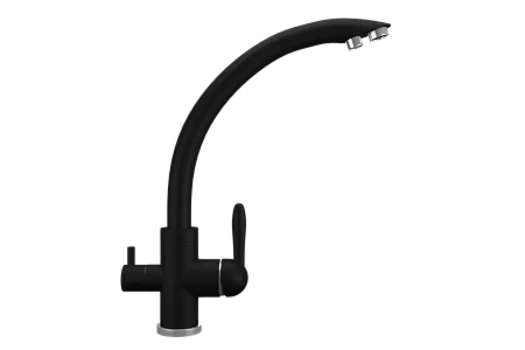 Cмеситель для кухни ULGRAN Quartz UQ-017-07, уголь