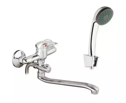 Cмеситель для ванны и душа CORSA DECO Watersan с длинным изливом однорычажный с лейкой