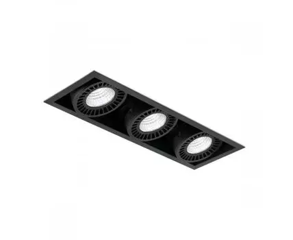 Colin-3 Встраиваемый светильник черный LED 54-75W 3000K 56є