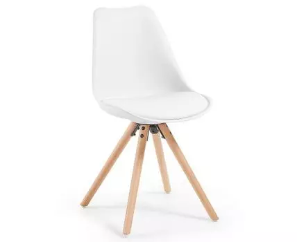 Стул Lars белый пластик