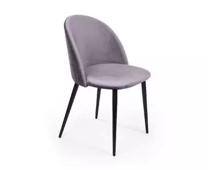 Cтул Thomas, бархат серый 27